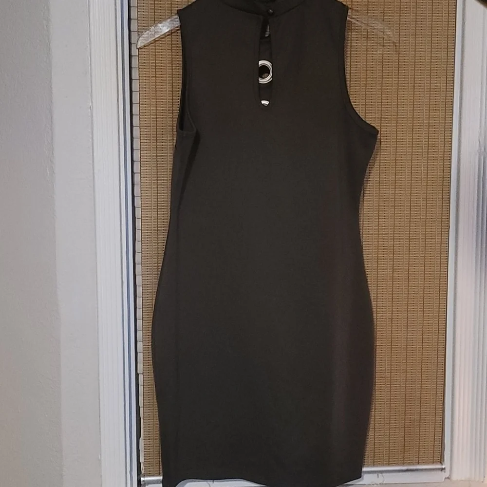 NAVY GREEN DRESS BY BLUE S - Picture 4 of 4